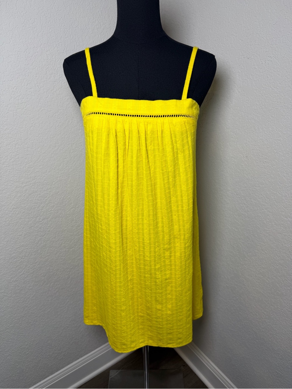 art class Yellow Spaghetti-Strap Girls' Summer Dress